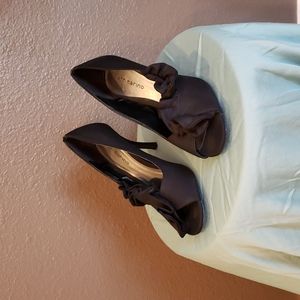 Ann Marino black high heels.